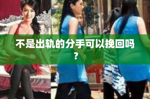 不是出轨的分手可以挽回吗？