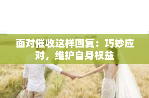 面对催收这样回复：巧妙应对，维护自身权益