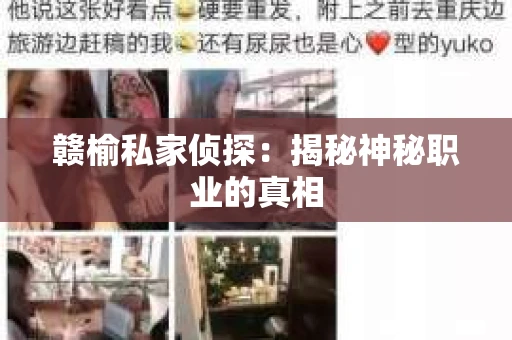 赣榆私家侦探：揭秘神秘职业的真相