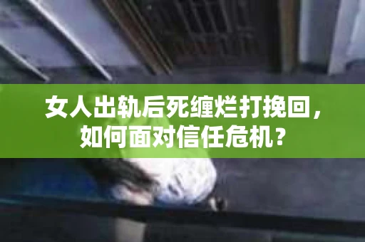 女人出轨后死缠烂打挽回，如何面对信任危机？