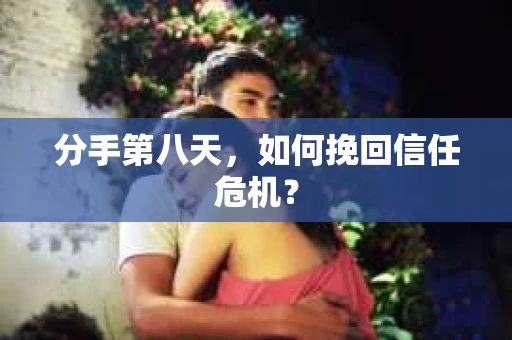 分手第八天，如何挽回信任危机？