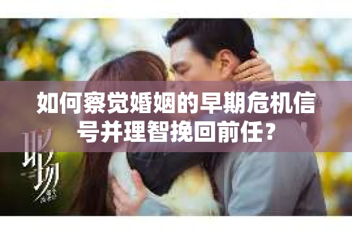 如何察觉婚姻的早期危机信号并理智挽回前任？